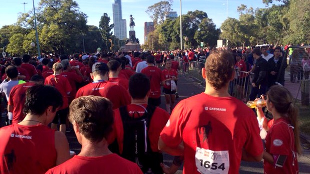 Meia maratona de Buenos Aires (Foto: Andrea Barra)