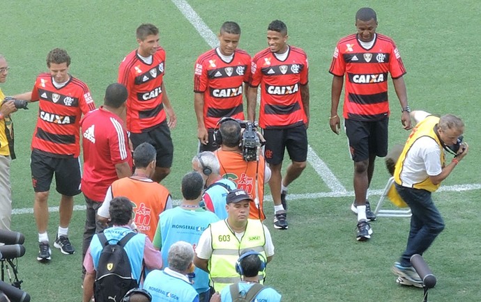 elano Flamengo x Audax (Foto: Cahê Mota)