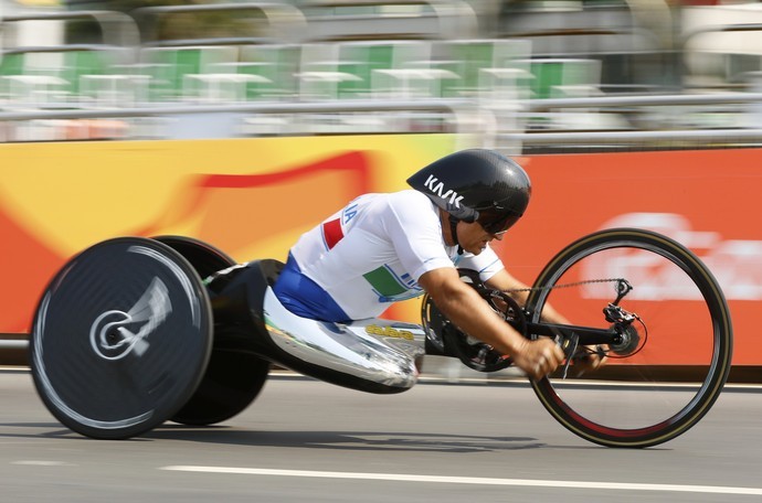 Alex Zanardi Paralimpíada Rio 2016 (Foto: Reuters)