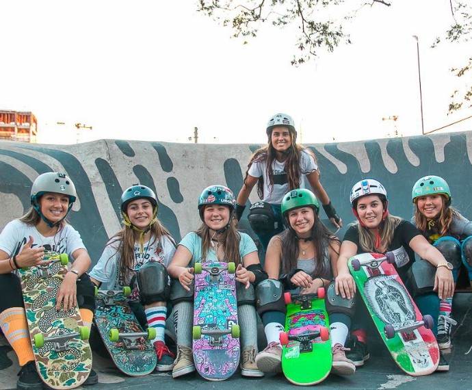 Girls Skate Power Mistura com Rodaika (Foto: Divulgação/Complex Skatepark)