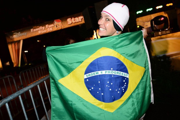 Número de brasileiros foi o maior entre os estrangeiros que participaram de maratona da Disney. (Foto: Walt Disney Parks/Divulgação)