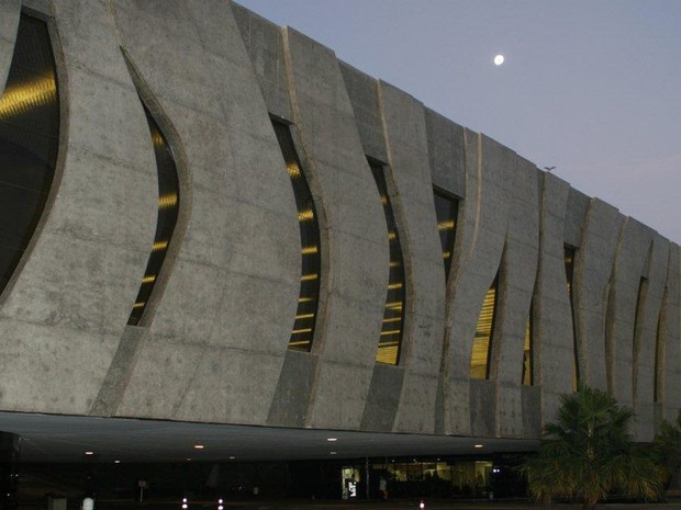 Fachada do Superior Tribunal de Justiça, em Brasília, durante fim do dia (Foto: STJ/Divulgação)