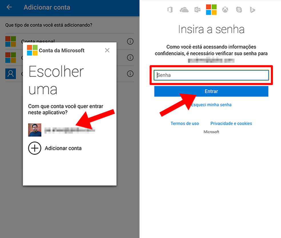 Faça login com senha uma única vez no aplicativo Microsft Authenticator (Foto: Reprodução/Paulo Alves)