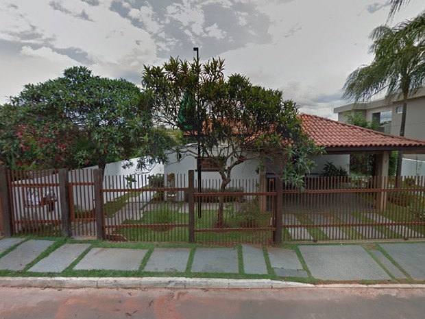 Sede da embaixada da Liga Árabe, em Brasília (Foto: Google/Reprodução)