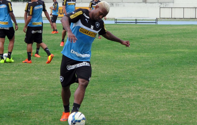 Jobson treino botafogo  (Foto: Gustavo Rotstein)