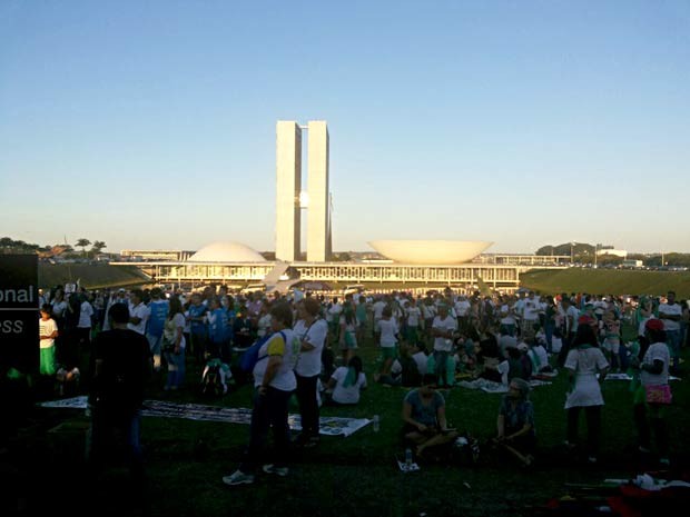 G1 Grupo Bloqueia Eixo Monumental Em Brasília Em Marcha Contra O