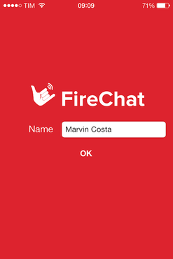 screenshot de FireChat