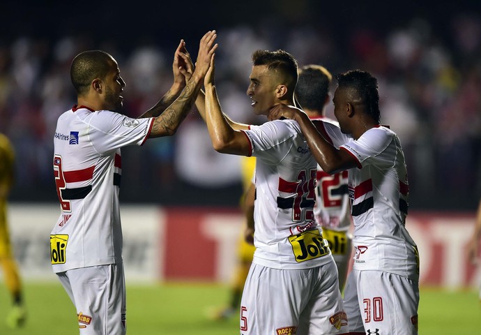 Ganso João Schmidt São Paulo Trujillanos Libertadores (Foto: Marcos Ribolli)