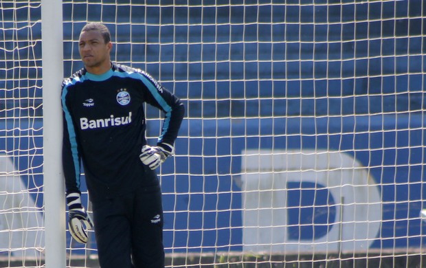 Goleiro Dida tem pequena luxação no dedo do pé direito (Foto: Diego Guichard/Globoesporte.com)