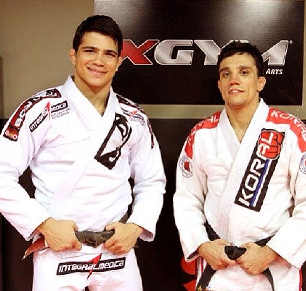 Erick Silva e Bruno Frazatto treino jiu-jitsu  (Foto: Reprodução / Instagram)