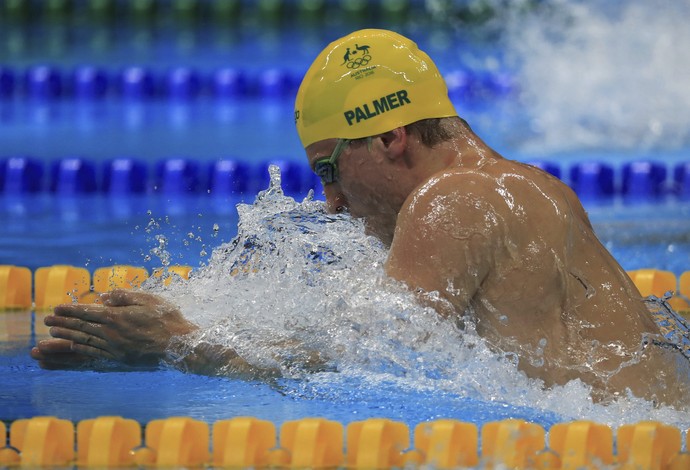 Josh Palmer, nadador da Austrália, envolvido em incidente no Rio (Foto: Dominic Ebenbichler / Reuters)