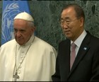 AO VIVO: Papa chega à ONU em Nova York (Reprodução/CNN)