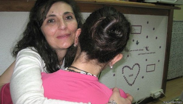 Mariángeles teve que denunciar a filha devido ao caso de violência em casa (Foto: Nancy Sanchez/BBC) Mariángeles teve que denunciar a filha devido ao caso de violência em casa (Foto: Nancy Sanchez/BBC)