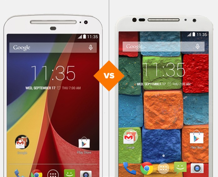Moto G ou Moto X? Qual o melhor para o seu perfil? (Foto: Arte/TechTudo) Moto G ou Moto X? Qual o melhor para o seu perfil? (Foto: Arte/TechTudo)