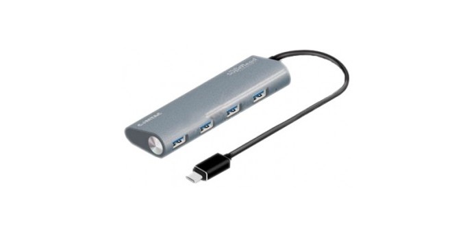 Hub Superlead traz USB 3.1 e conexão tipo C (Foto: Divulgação/Comtac)