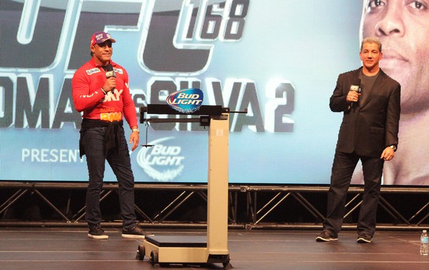 Vitor Belfort pesagem UFC 168 (Foto: Evelyn Rodrigues) Vitor Belfort pesagem UFC 168 (Foto: Evelyn Rodrigues)