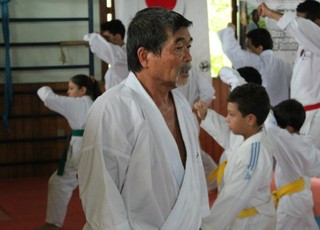 Yoshizo Machida em Manaus (Foto: Alírio Lucas)