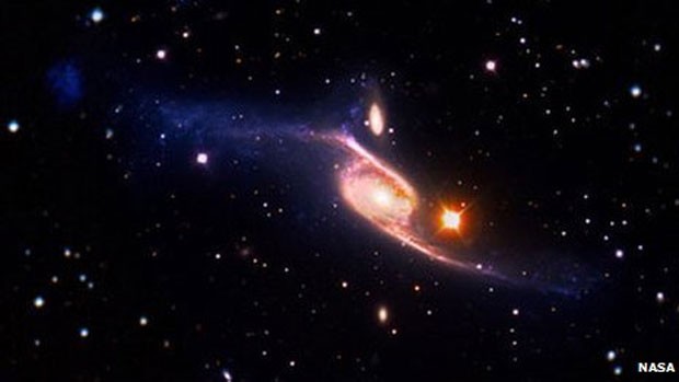Descoberta da maior galáxia em espiral já registra contou com cientistas da USP (Foto: Nasa/BBC)
