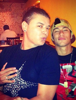 Neymar e David Brazil, Instagram (Foto: Reprodução  / Instagram)