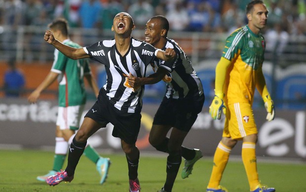 Palmeiras x Atlético-MG - comemoração gol do Galo (Foto: Marcos Bezerra / Agência Estado)