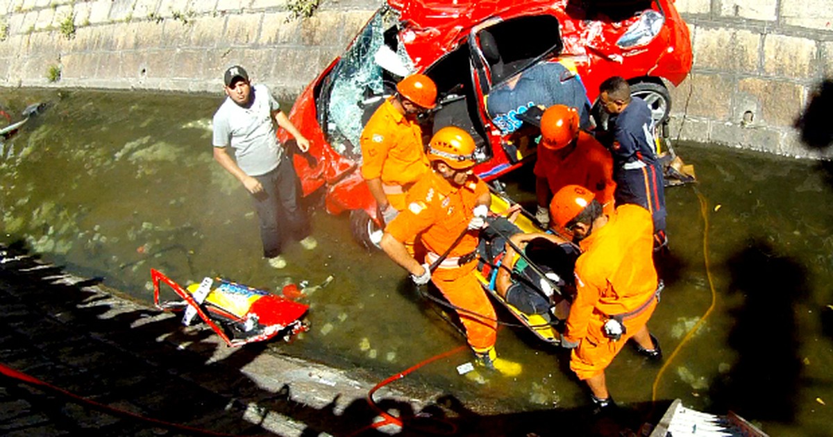 G1 Motorista Perde Controle Do Veículo E Cai Em Canal Em Fortaleza Notícias Em Ceará 4589