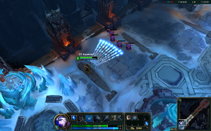 Em League of Legends as habilidades são fundamentais para se dominar um champion (Foto: Reprodução/Caio Fagundes) Em League of Legends as habilidades são fundamentais para se dominar um champion (Foto: Reprodução/Caio Fagundes)
