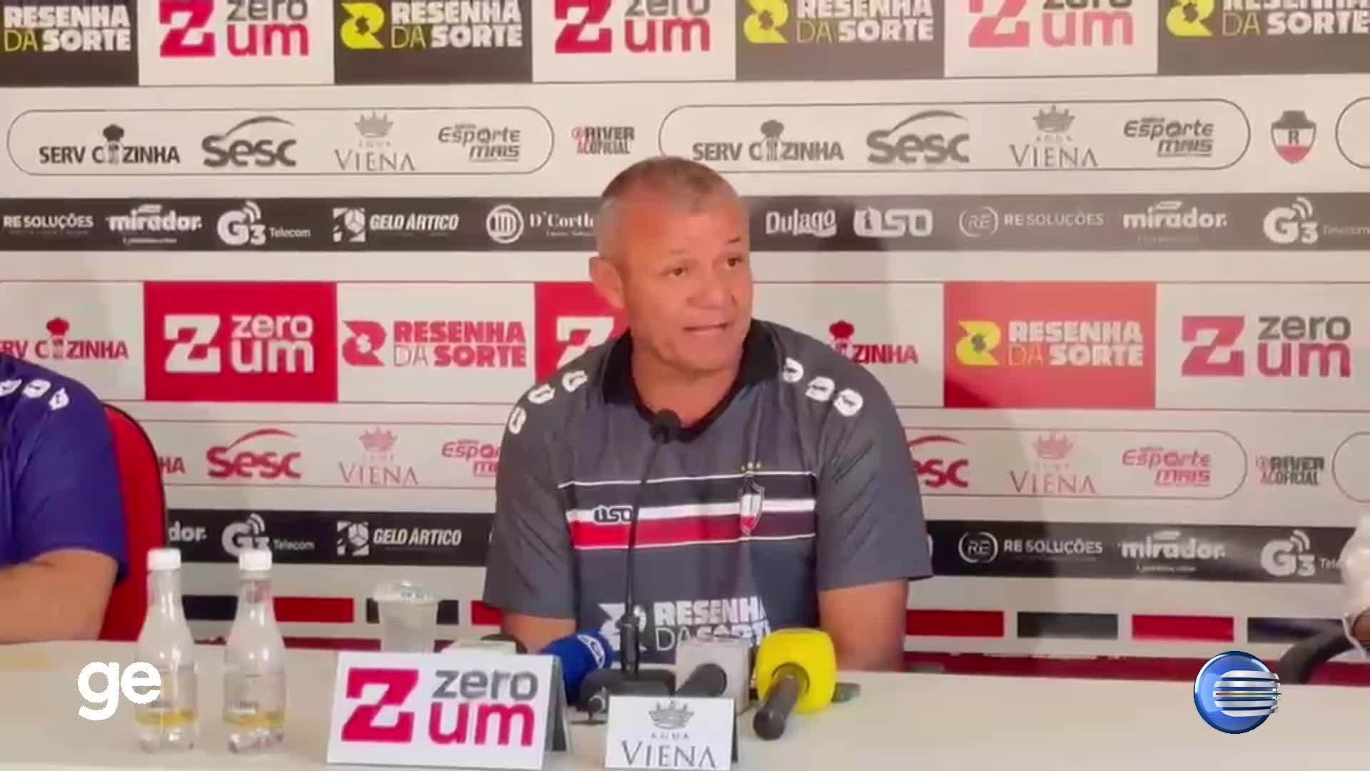 River-PI se apresenta para o Piauiense Série B: veja as entrevistas coletivas