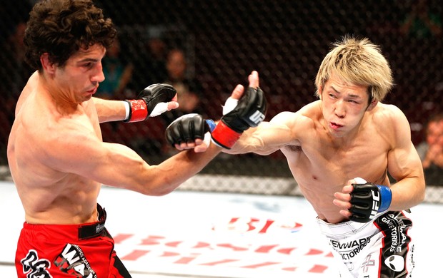 Roland Delorme e Michinori Tanaka UFC 174 (Foto: Getty Images)