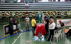 velório de Fernandão ex-Goiás (Foto: Fernando Vasconcellos)