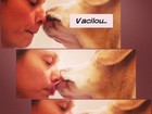 Luisa Mell ganha lambida de cachorro e faz montagem divertida na web