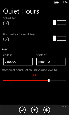 screenshot de Quiet Hours
