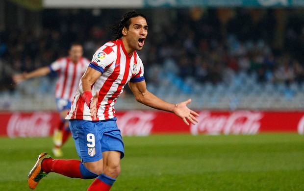 Falcão garcia gol Atlético de Madrid (Foto: AFP)