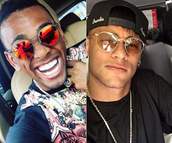 Nego do Borel e Neymar são amigos e têm estilos parecidos (Foto: Arquivo Pessoal)