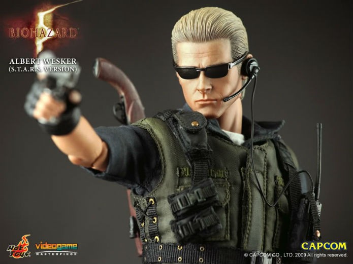 Wesker, como visto em Resident Evil 5, é um dos mais cobiçados da linha da Hot Toys (Foto: Divulgação/Hot Toys)