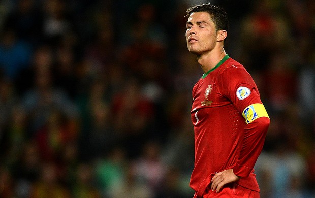 Cristiano Ronaldo empate Portugal e Israel (Foto: AFP)