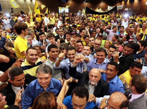 De acordo com o partido, cerca de 3 mil pessoas participaram do evento. (Foto: Orlando Brito / Divulgação PSDB)