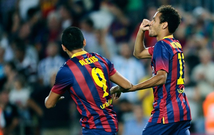 Neymar gol Barcelona contra Real Sociedad (Foto: AP)