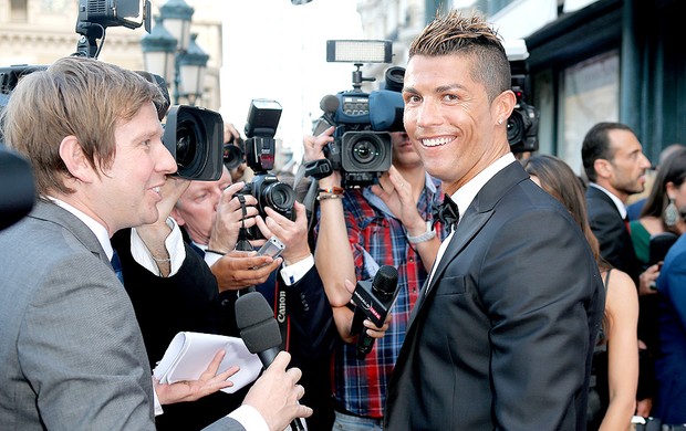 Cristiano Ronaldo evento em Mônaco (Foto: AP)