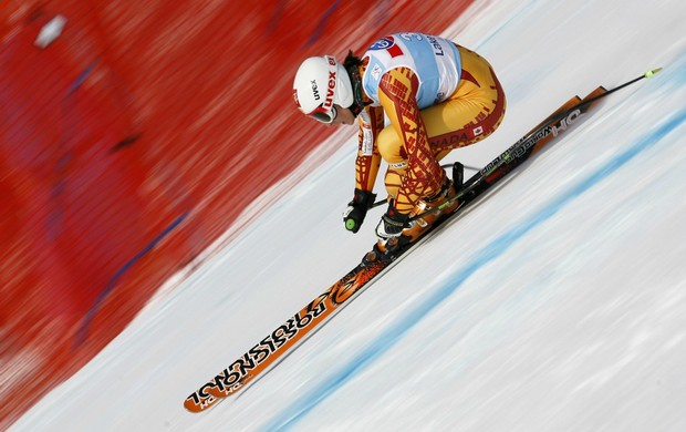 Larisa Yurkiw esqui alpino Copa do Mundo de Lake Louise 2009 (Foto: Getty Images)