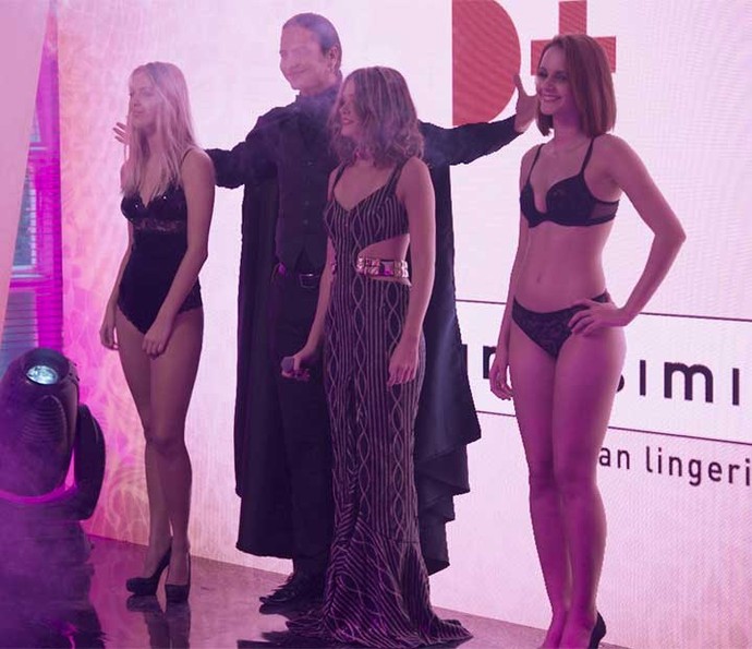 Modelos usam Intimissimi (Foto: TV Globo)