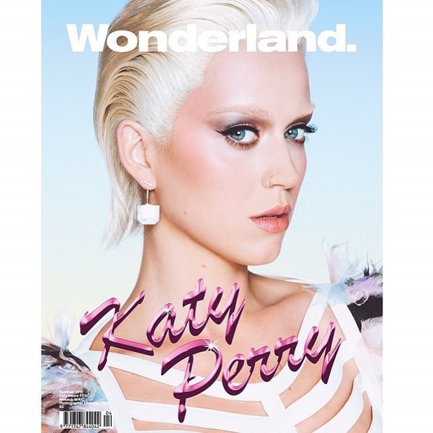 Katy Perry na capa da revista Wonderland (Foto: Divulgação)