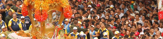 Chegada da Berlinda marca encerramento da procissão do Círio de Nazaré 2013 (Raimundo Paccó/Rádio Caçula/Estadão Conteúdo)