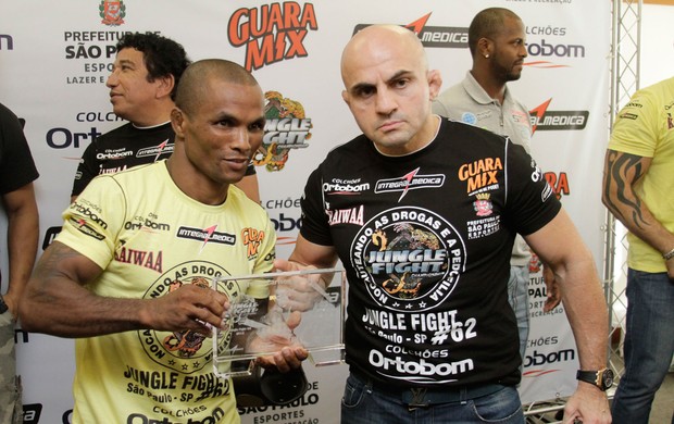 David Tata e Wallid Ismail Jungle Fight 62 (Foto: Vinicius Stasolla / Divulgação)