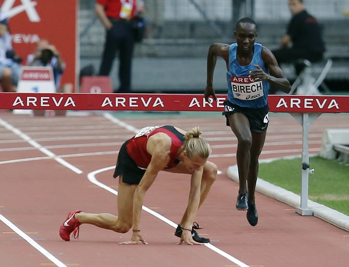Evan Jager na Diamond League de Paris (Foto: AP) Evan Jager na Diamond League de Paris (Foto: AP)