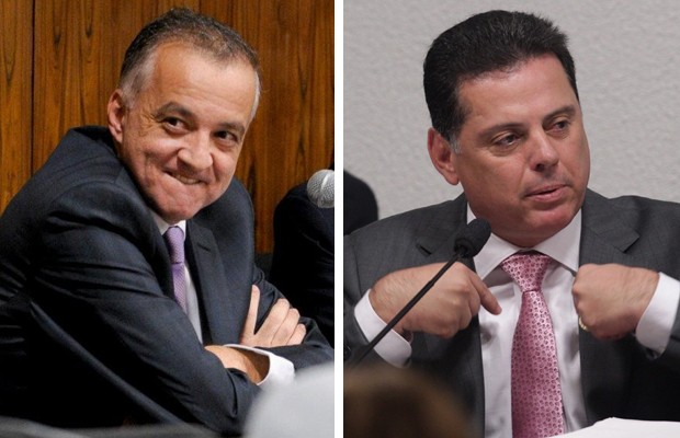 Carlinhos Cachoeira e Marconi Perillo (Foto: Lia de Paula/Agência Senado / André Coelho/Ag. O Globo)
