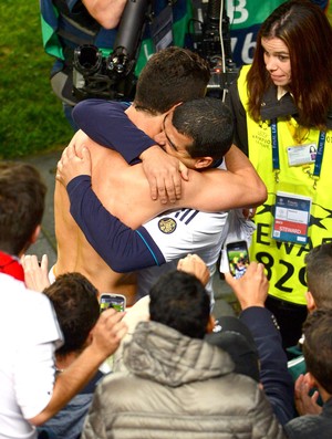 Cristiano Ronaldo comemora Titulo da Champions com Irmão (Foto: Getty Images)