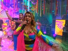 Bloco da Preta anima palco do Fantástico com sucessos do Carnaval 
