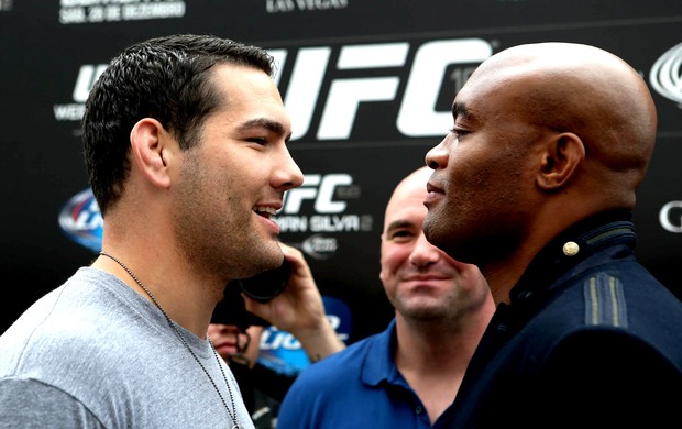 Anderson Silva e Chris Weidman tour UFC  (Foto: André Durão / Globoesporte.com)