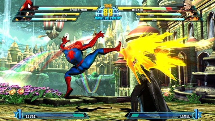 Homem-Aranha entra no ringue de Marvel vs. Capcom 3 (Foto: Divulgação)