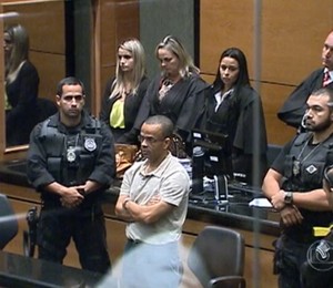O traficante Fernandinho Beira-Mar é condenado a 80 anos por homicídio e tentativa de homicídio no Rio de Janeiro (Foto: Reprodução/TV Globo)